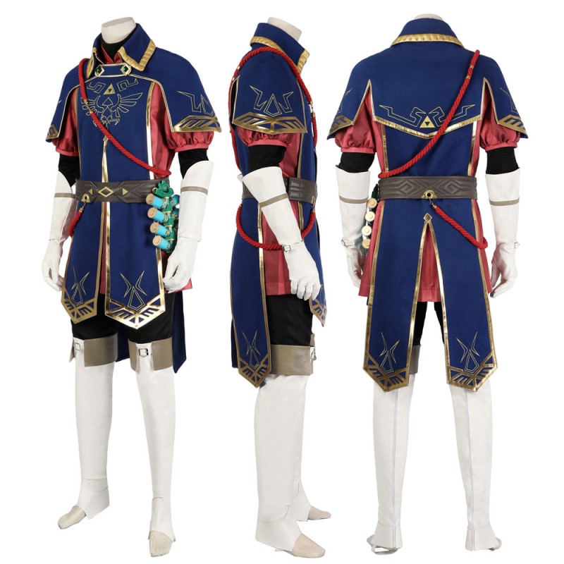 Link Royal Guard Costume The Legend of Zelda Tears of the Kingdom Cosplay Suit Halloween Uniform