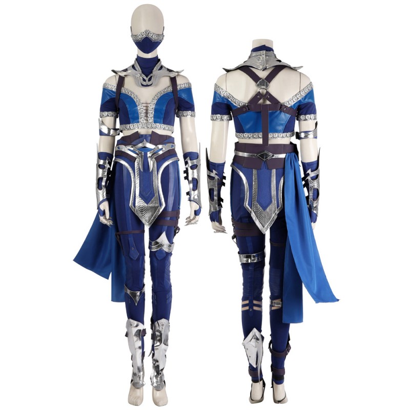 Kitana Costume Mortal Kombat 1 Cosplay Suit MK1 Halloween Outfit