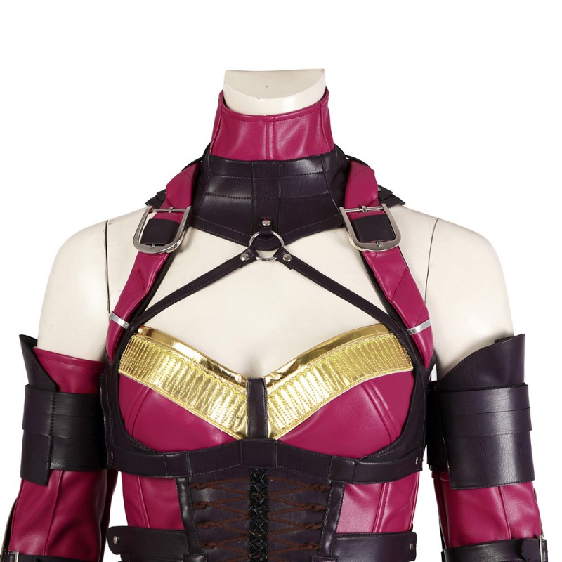 Mileena Costume Mortal Kombat Cosplay Suit MK1 Women Halloween Outfit