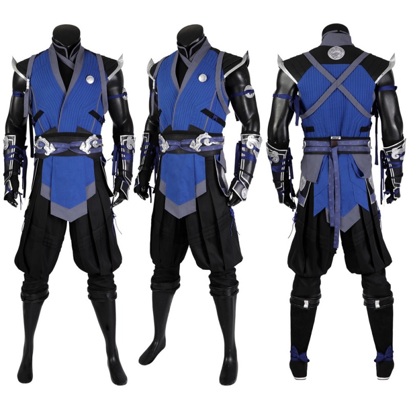 Sub-Zero Costume Mortal Kombat 1 Cosplay Suit MK1 Male Halloween Outfit