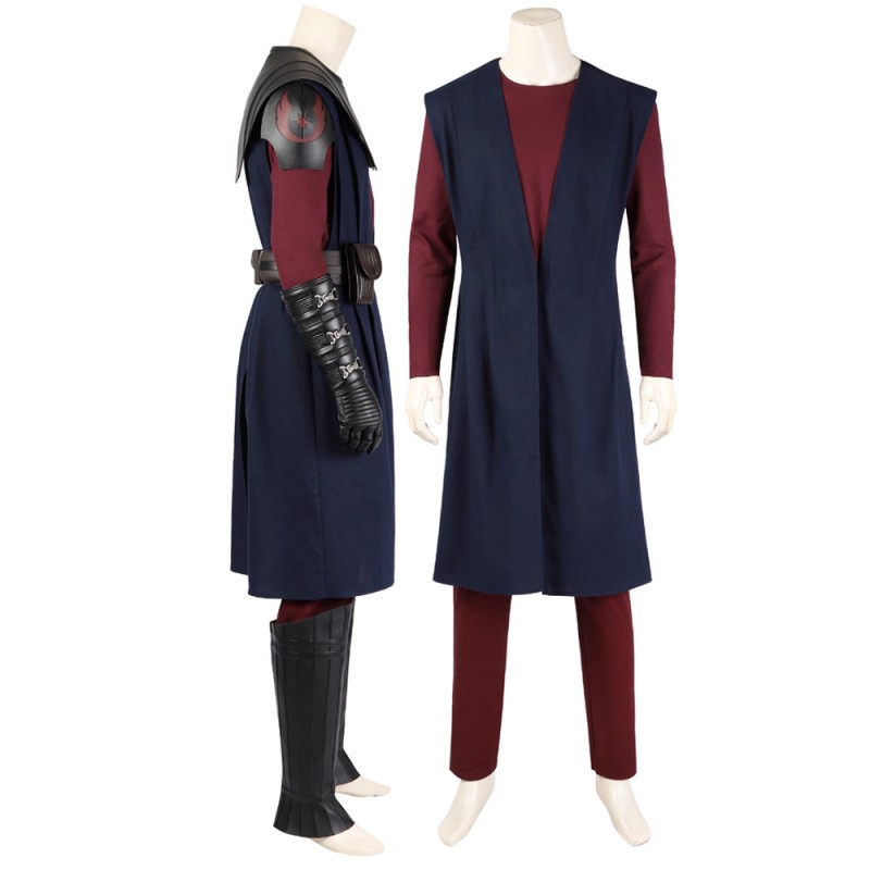 Anakin Skywalker Costume Star Wars The Clone Wars Ahsoka Season 1 Cosplay Suit