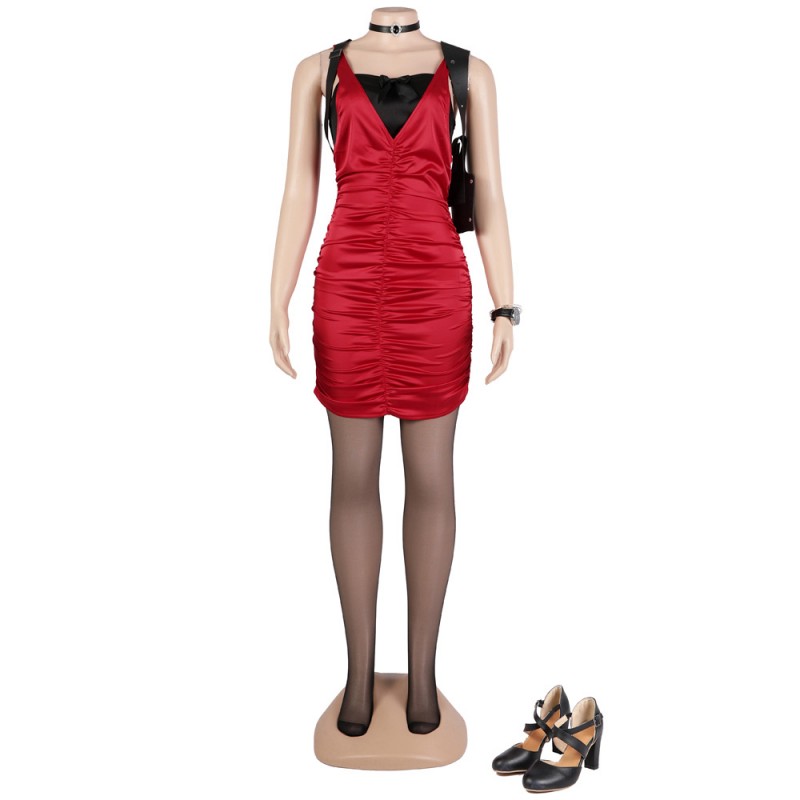 Ada Wong Costume Resident Evil 4 Remake Cosplay Suit Halloween Gift for Women
