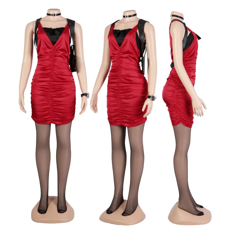 Ada Wong Costume Resident Evil 4 Remake Cosplay Suit Halloween Gift for Women