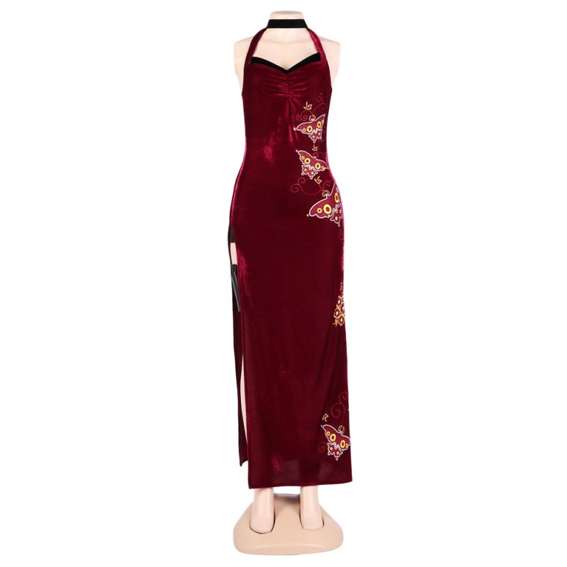 Ada Wong Cosplay Suit Resident Evil 4 Remake Costume Women Dress Outfits