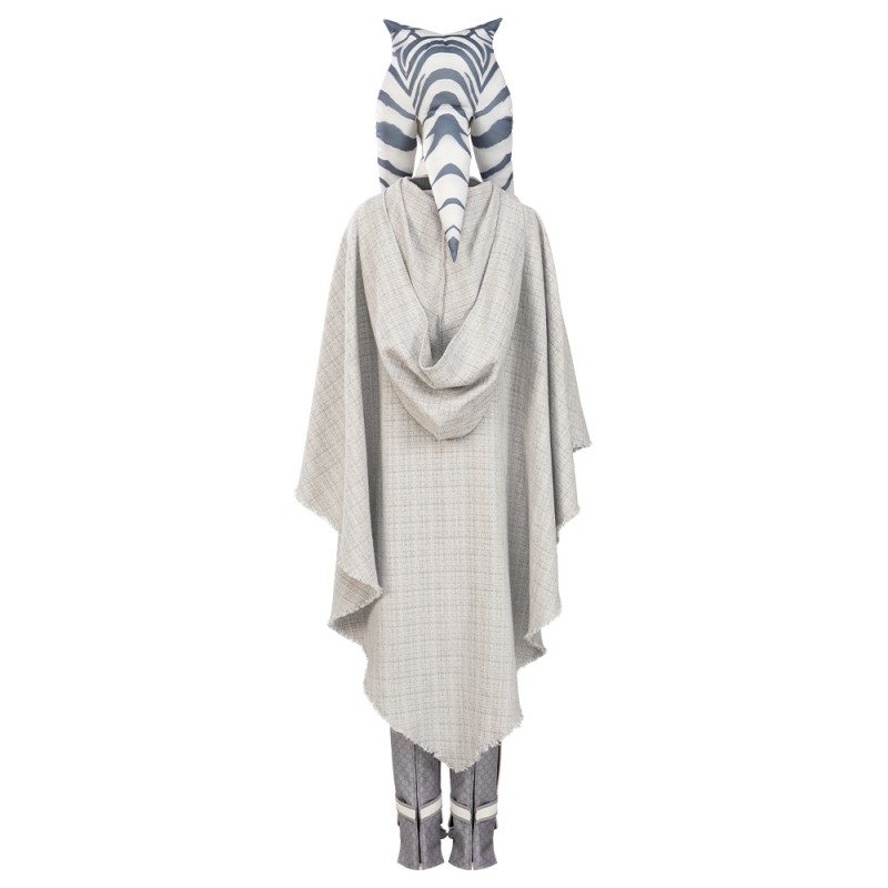Ahsoka Tano Suit Star Wars The Cosplay Costumes White Halloween Battle Outfit