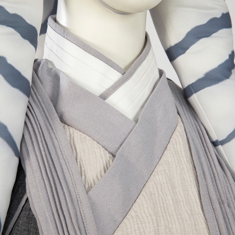 Ahsoka Tano Suit Star Wars The Cosplay Costumes White Halloween Battle Outfit
