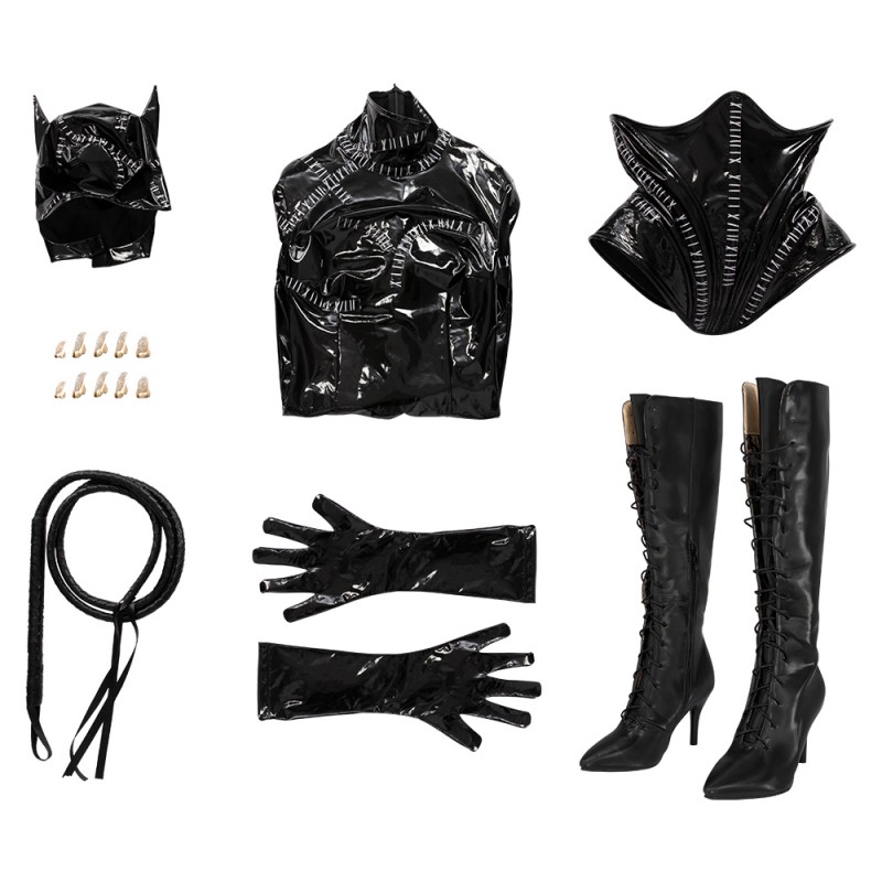 Ready To Ship - Catgirl Costume Bat Return Selina Kyle Black Halloween Cosplay Suit