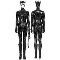 Ready To Ship - Catgirl Costume Bat Return Selina Kyle Black Halloween Cosplay Suit