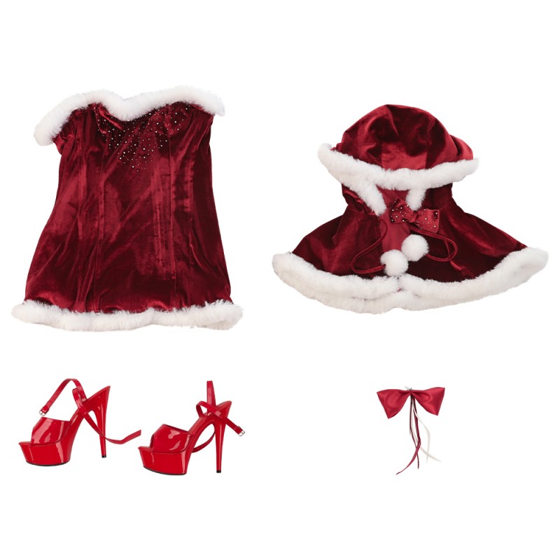 Love Actually Costume 2003 Movie Cosplay Suit Red Christmas Dress