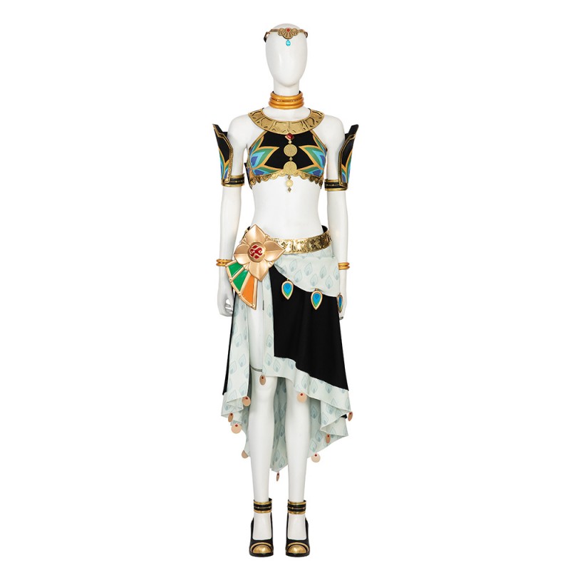 Makeela Riju Costume The Legend of Zelda Tears of the Kingdom Halloween Cosplay Suit
