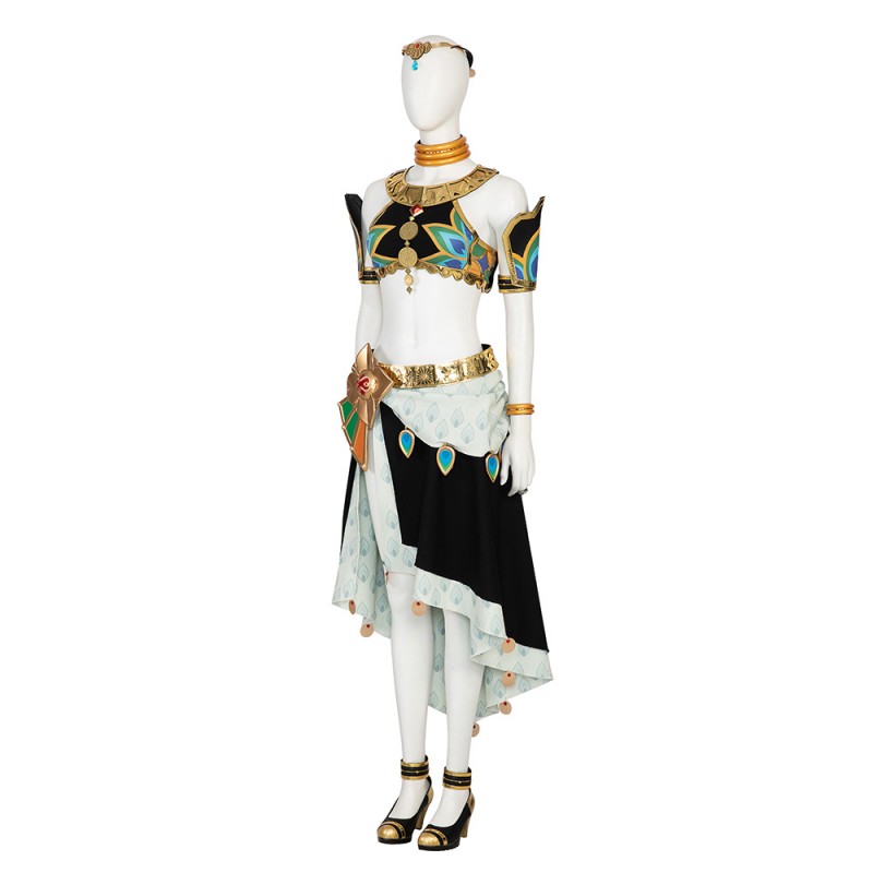 Makeela Riju Costume The Legend of Zelda Tears of the Kingdom Halloween Cosplay Suit