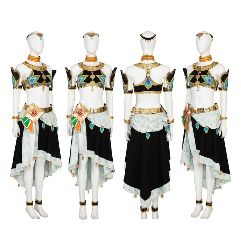 Makeela Riju Costume The Legend of Zelda Tears of the Kingdom Halloween Cosplay Suit