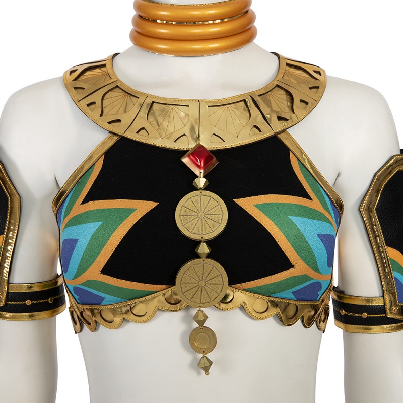 Makeela Riju Costume The Legend of Zelda Tears of the Kingdom Halloween Cosplay Suit