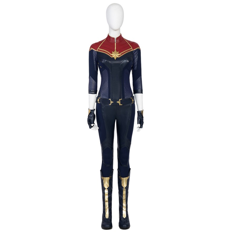 Carol Danvers Costume Captain Marvel 2 Cosplay Suit The Marvels Halloween Outfit Upgraded Edition