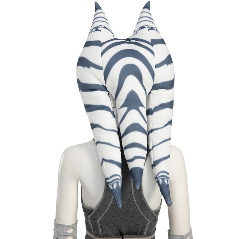 Ahsoka Tano Cosplay Suit Star Wars Ahsoka Halloween Costumes White Robe Edition
