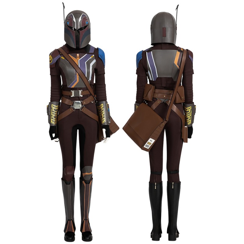 Ahsoka Sabine Wren Costume Star Wars Cosplay Suit Halloween Outfits