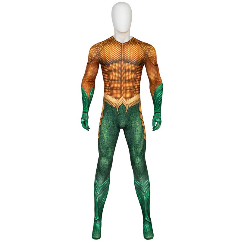 Arthur Curry Jumpsuit The Sea King 2 Champion Cosplay Costumes