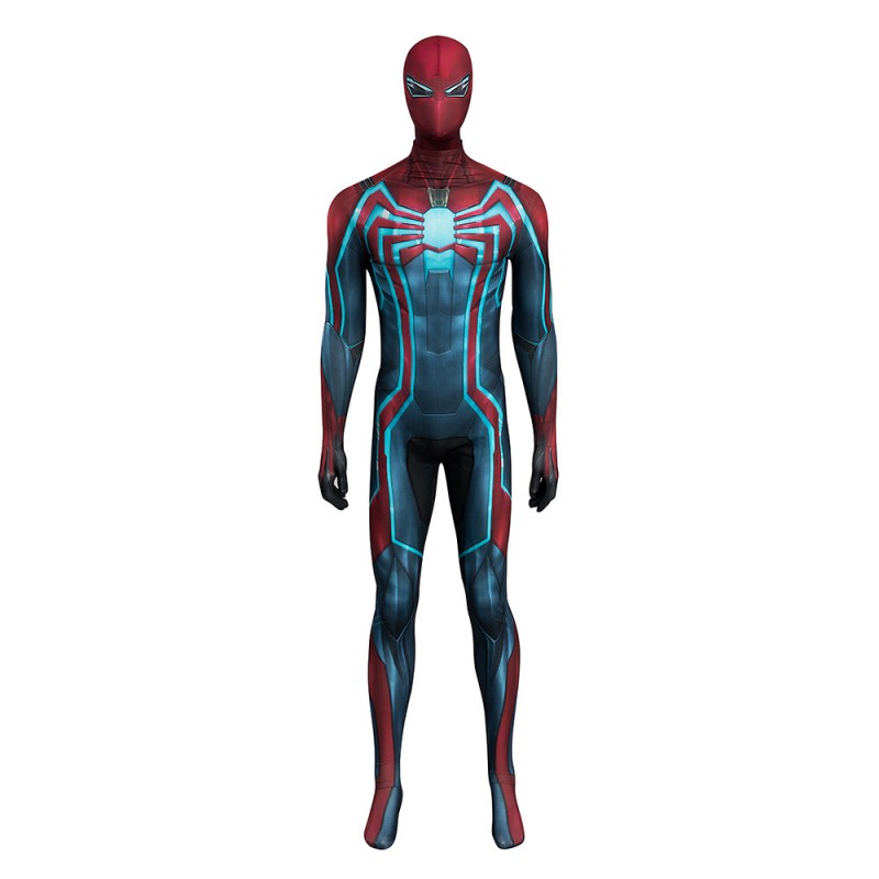 Spiderman Velocity Jumpsuit Spider-Man Cosplay Costumes Men Halloween Outfits