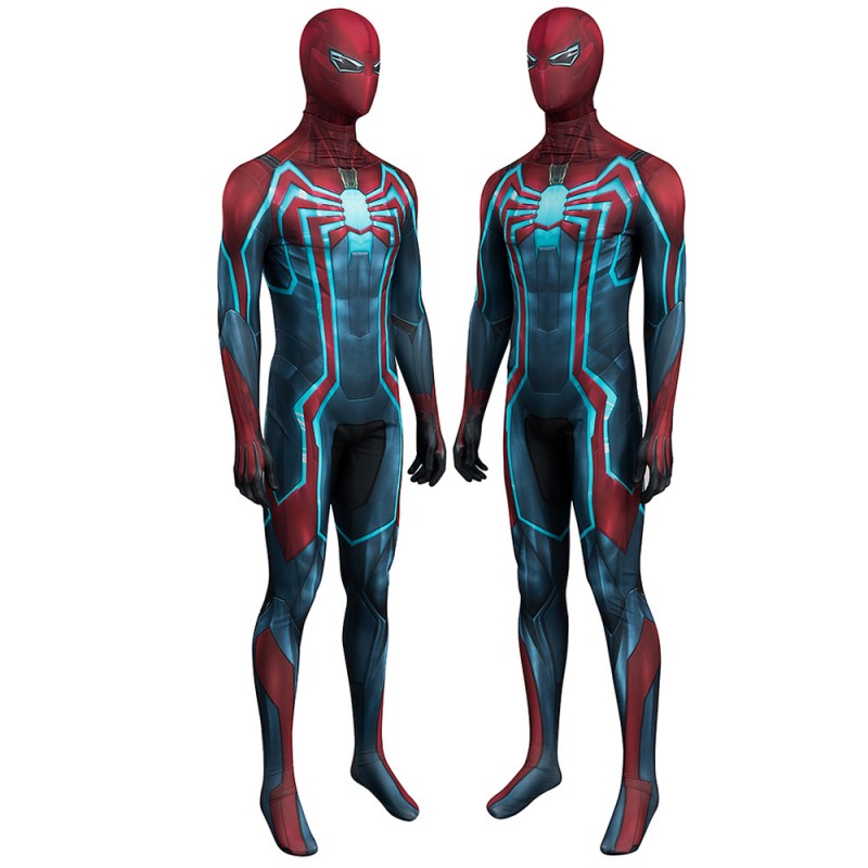 Spiderman Velocity Jumpsuit Spider-Man Cosplay Costumes Men Halloween Outfits