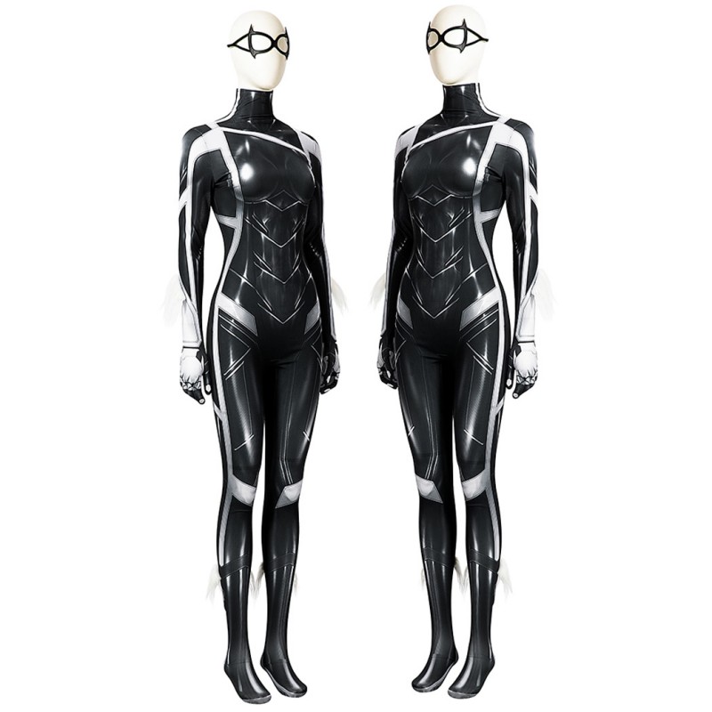 Spiderman Felicia Hardy Jumpsuit Spider-Man 2 Black Cat Suit Halloween Cosplay Costumes
