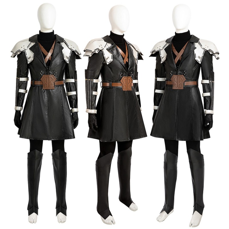 Sephiroth Costume Final Fantasy VII Remake Cosplay Suit FFVII Young Edition