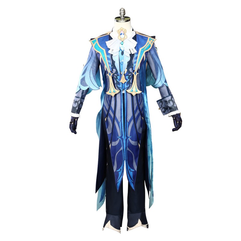 Game Genshin Impact Neuvillette Cosplay Costumes Halloween Suit