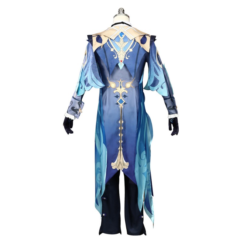 Game Genshin Impact Neuvillette Cosplay Costumes Halloween Suit