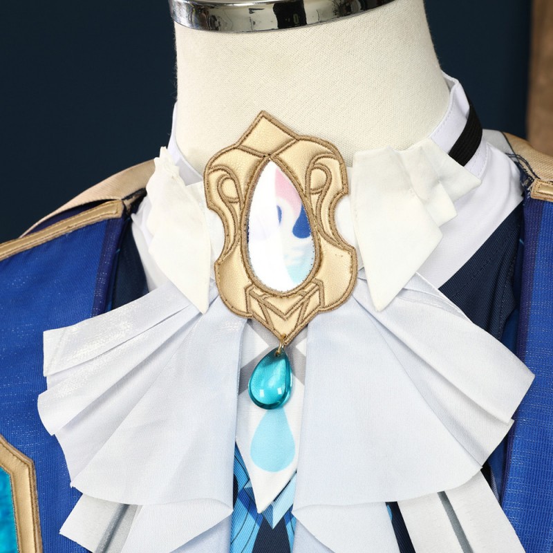 Game Genshin Impact Neuvillette Cosplay Costumes Halloween Suit
