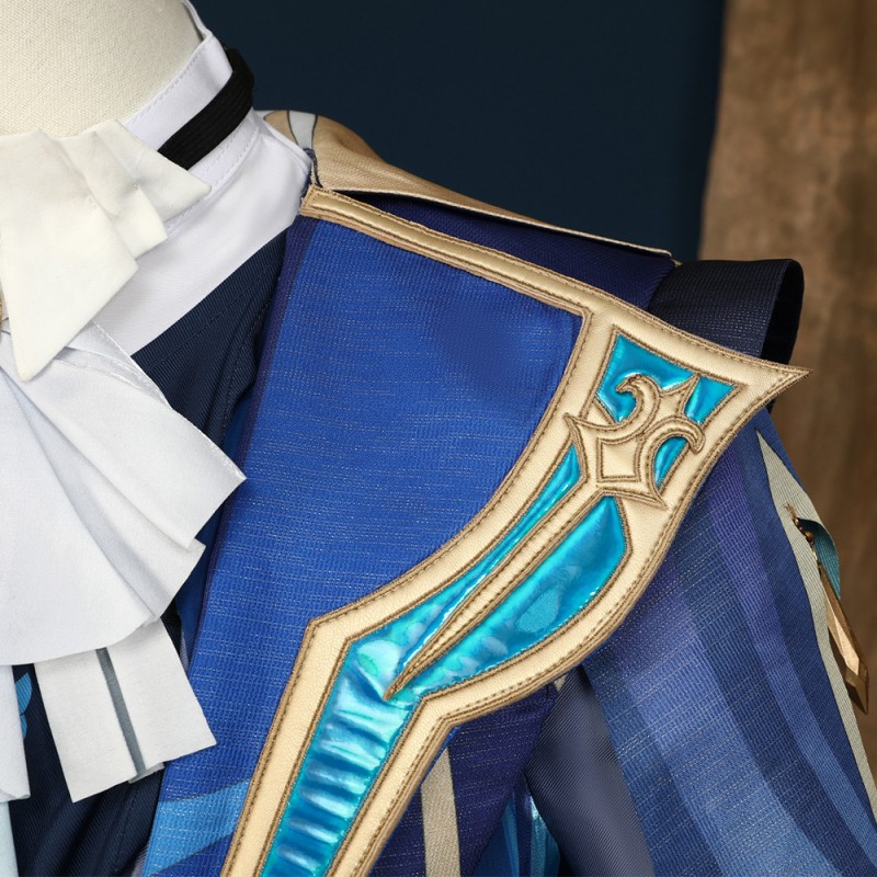 Game Genshin Impact Neuvillette Cosplay Costumes Halloween Suit