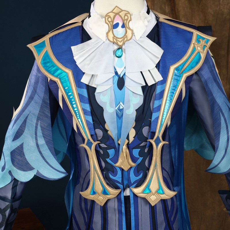 Game Genshin Impact Neuvillette Cosplay Costumes Halloween Suit