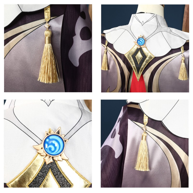 Dahlia Costume Game Genshin Impact Cosplay Suit for Halloween Party