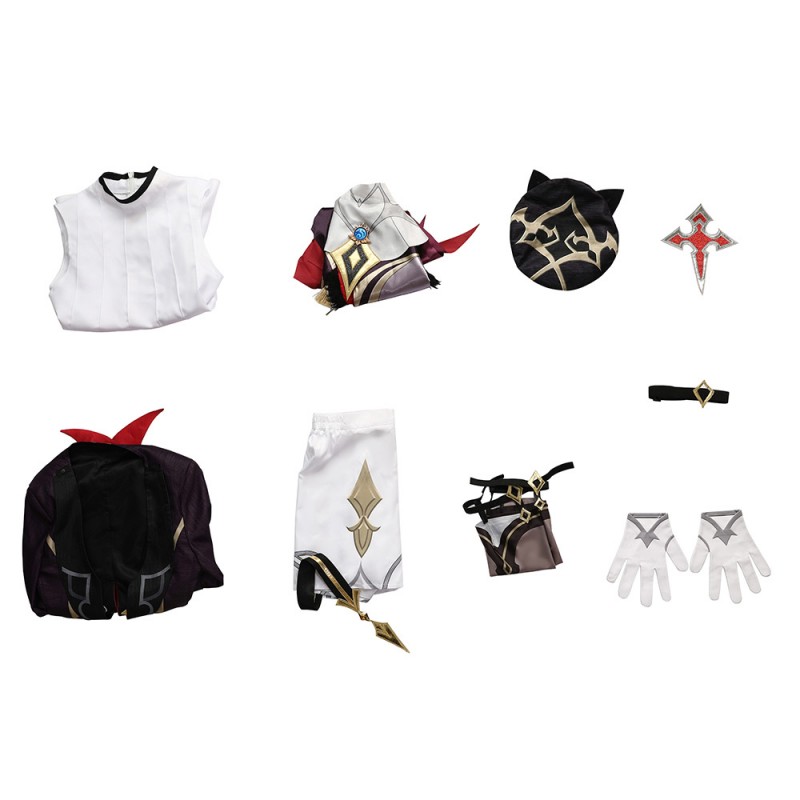 Dahlia Costume Game Genshin Impact Cosplay Suit for Halloween Party