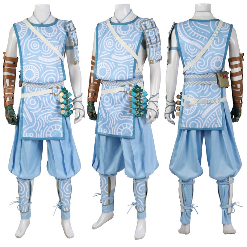 Mystic Armor Set The Legend of Zelda Tears of the Kingdom Link Cosplay Costumes