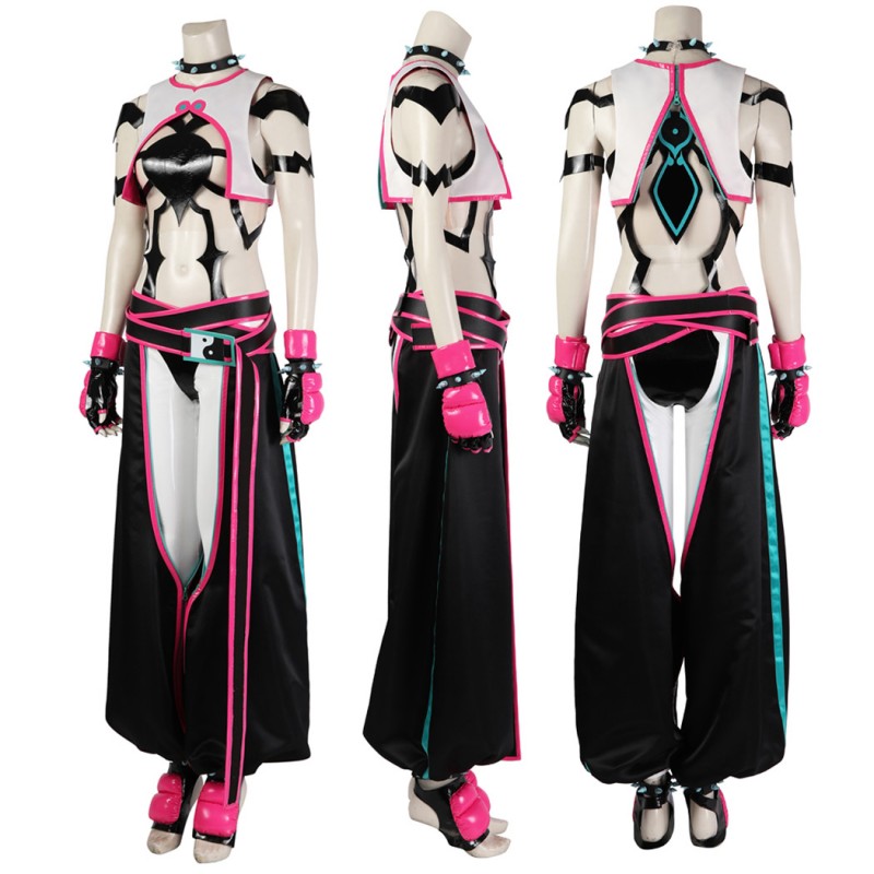 Juri Costume Game Street Fighter 6 Cosplay Suit Halloween Outfits