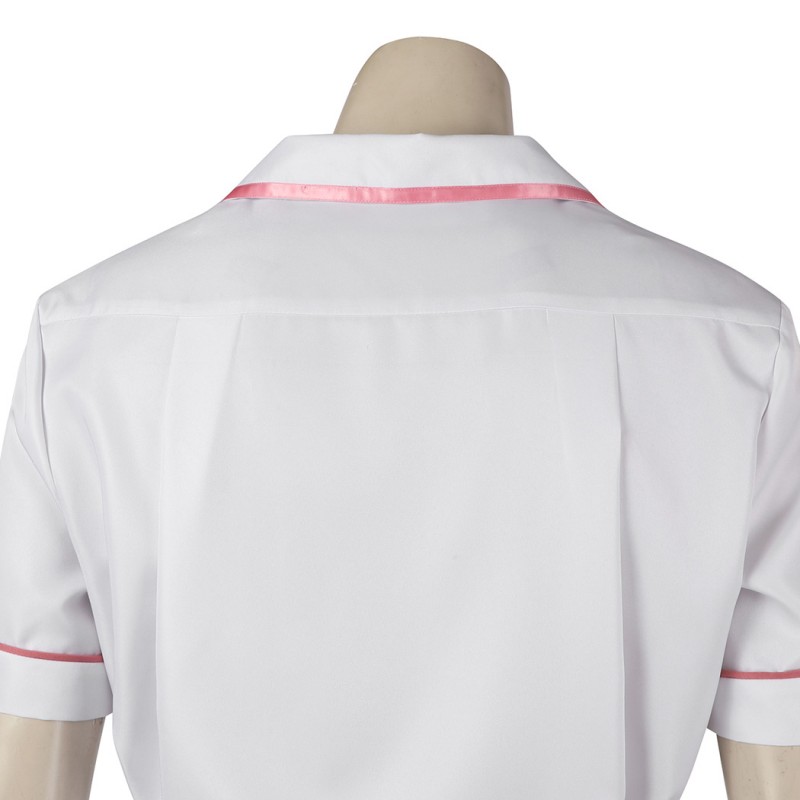 White Nurse Costumes Bat Black Knight Cosplay Suit Dress Uniform