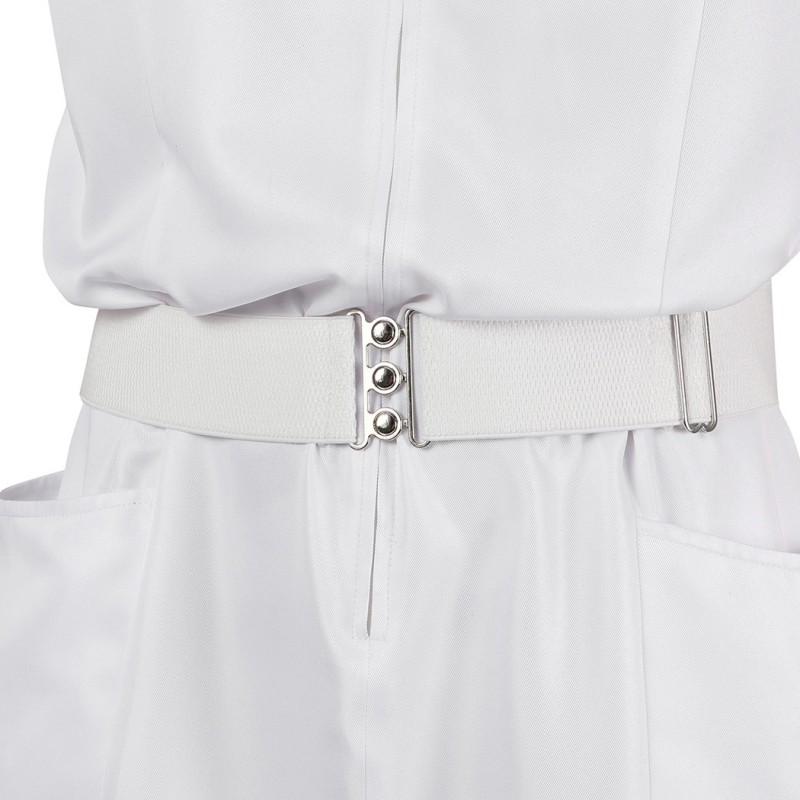 White Nurse Costumes Bat Black Knight Cosplay Suit Dress Uniform