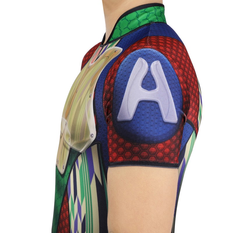 Kids A-Train Jumpsuit The Boys Season 3 Cosplay Costumes