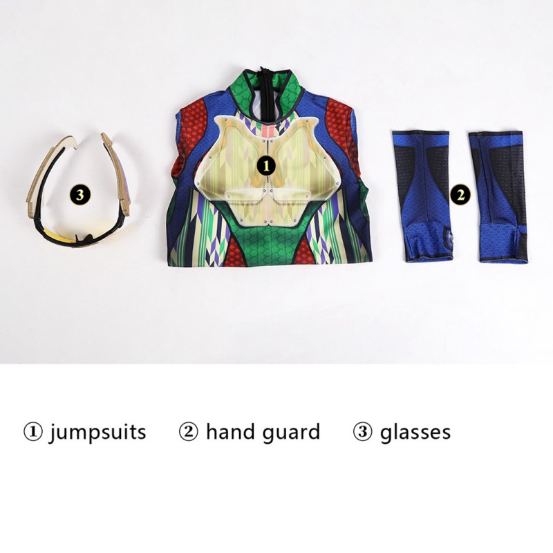 Kids A-Train Jumpsuit The Boys Season 3 Cosplay Costumes