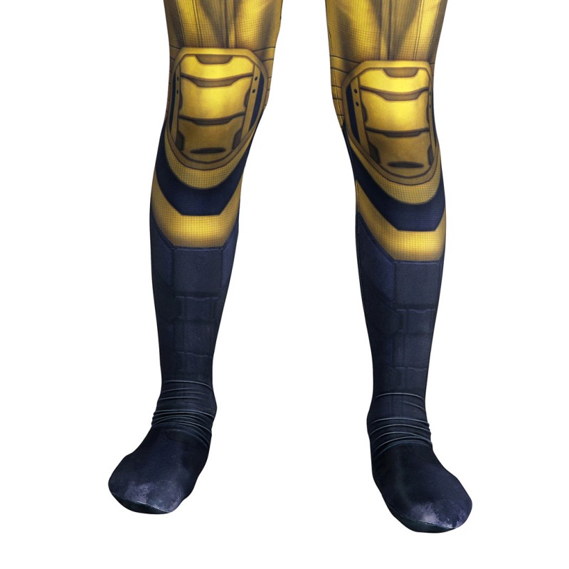 Kids Wolverine Jumpsuit Yellow Deadpool 3 Wolverine Cosplay Costumes