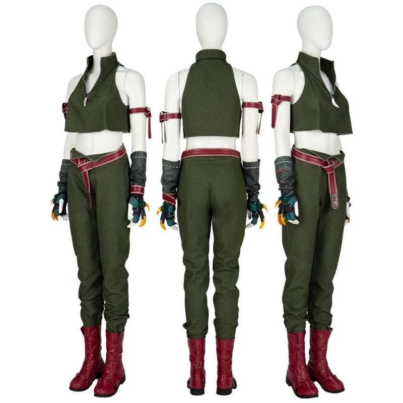 Tifa Lockhart Suit Final Fantasy VII Cosplay Costumes Game FFVII 7 Halloween Outfits