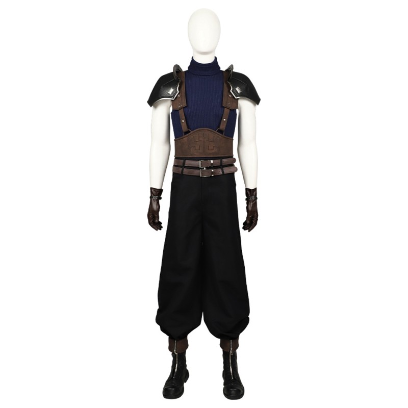 Zack Fair Costumes Final Fantasy VII Remake Cosplay Suit FF7 Halloween Outfits