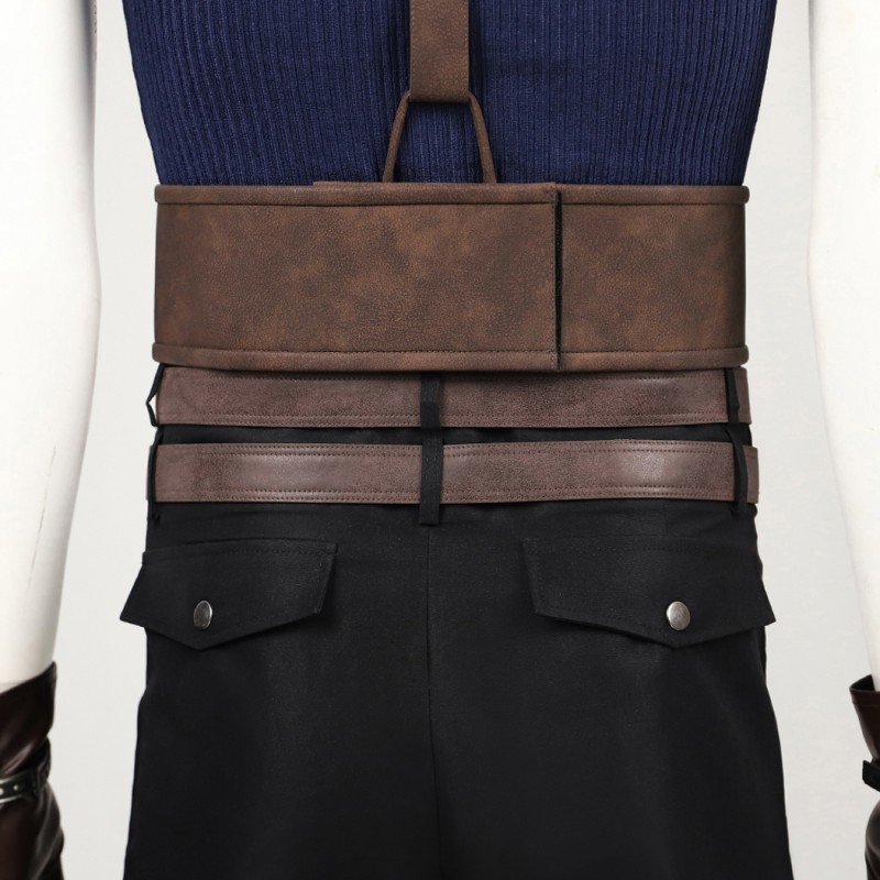 Zack Fair Costumes Final Fantasy VII Remake Cosplay Suit FF7 Halloween Outfits