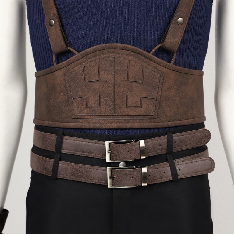 Zack Fair Costumes Final Fantasy VII Remake Cosplay Suit FF7 Halloween Outfits