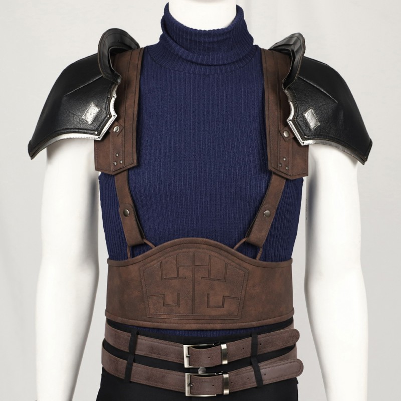 Zack Fair Costumes Final Fantasy VII Remake Cosplay Suit FF7 Halloween Outfits