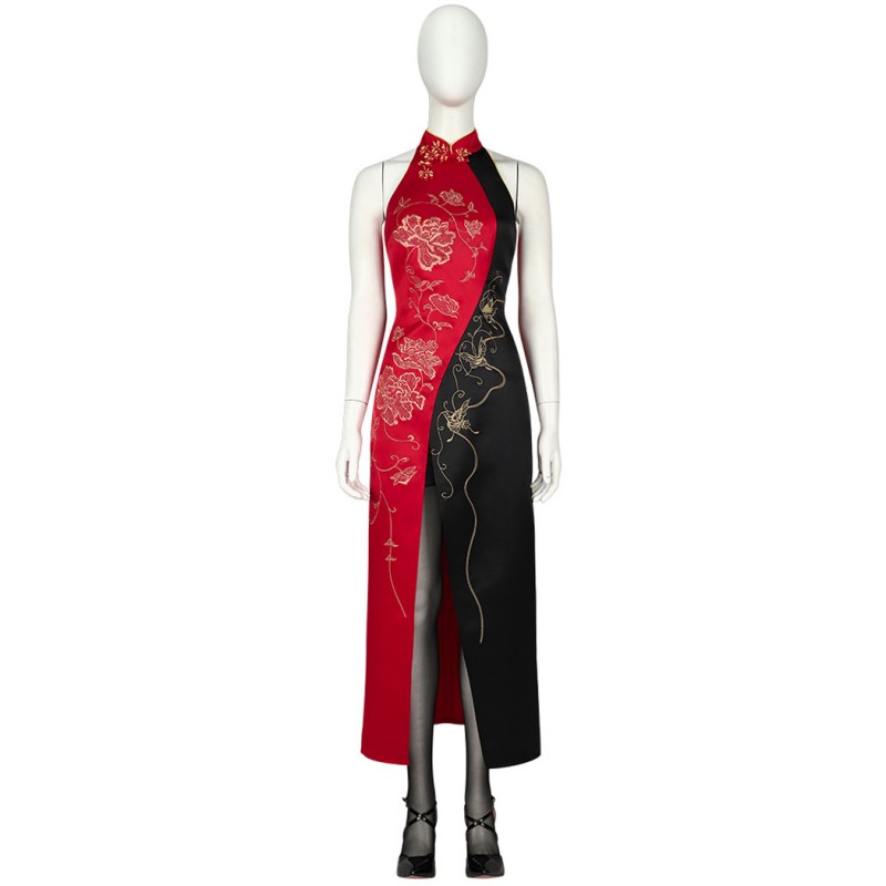 Ada Wong Cheongsam Dress Suit Resident Evil 4 Remake Cosplay Costumes