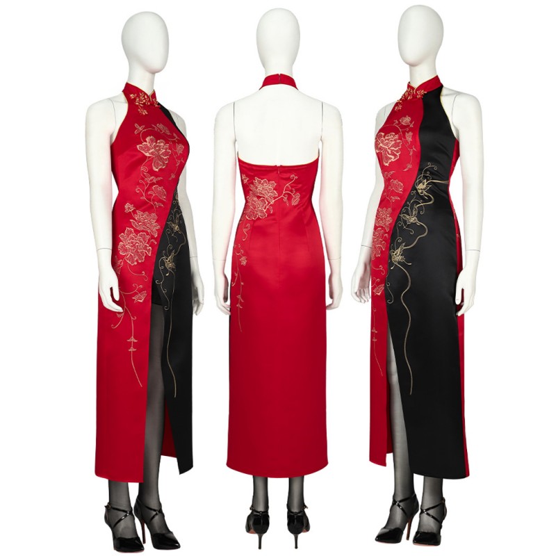 Ada Wong Cheongsam Dress Suit Resident Evil 4 Remake Cosplay Costumes