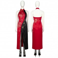 Ada Wong Cheongsam Dress Suit Resident Evil 4 Remake Cosplay Costumes