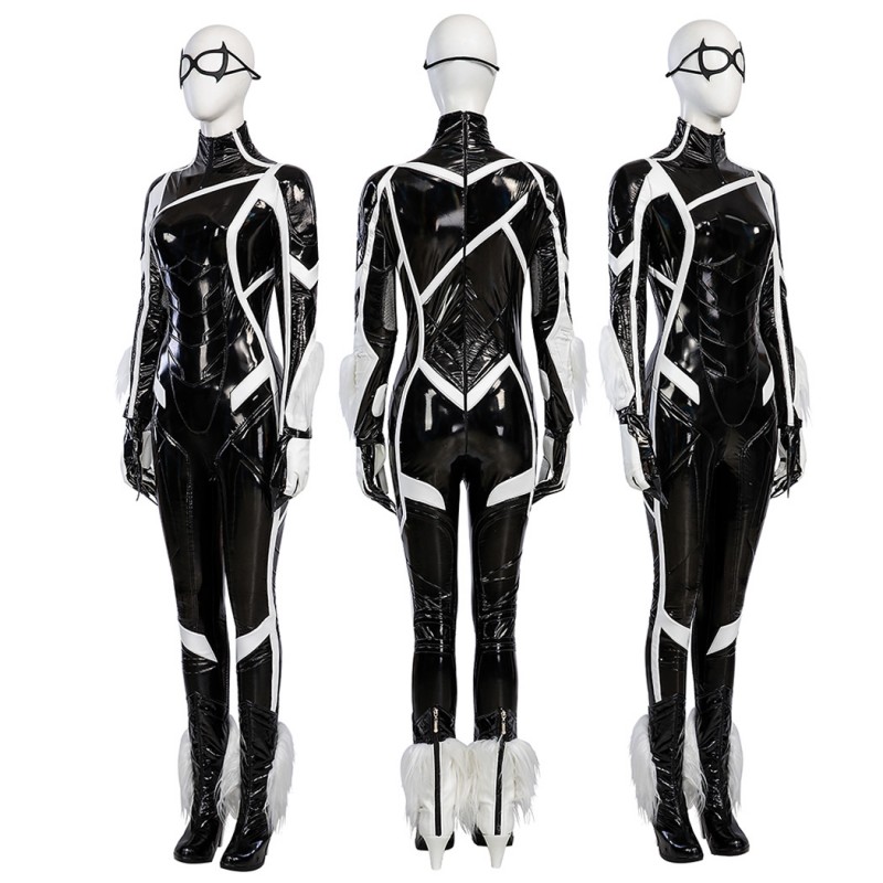 Felicia Hardy Battle Suit Black Cat Jumpsuit Spider-Man 2 Cosplay Costumes