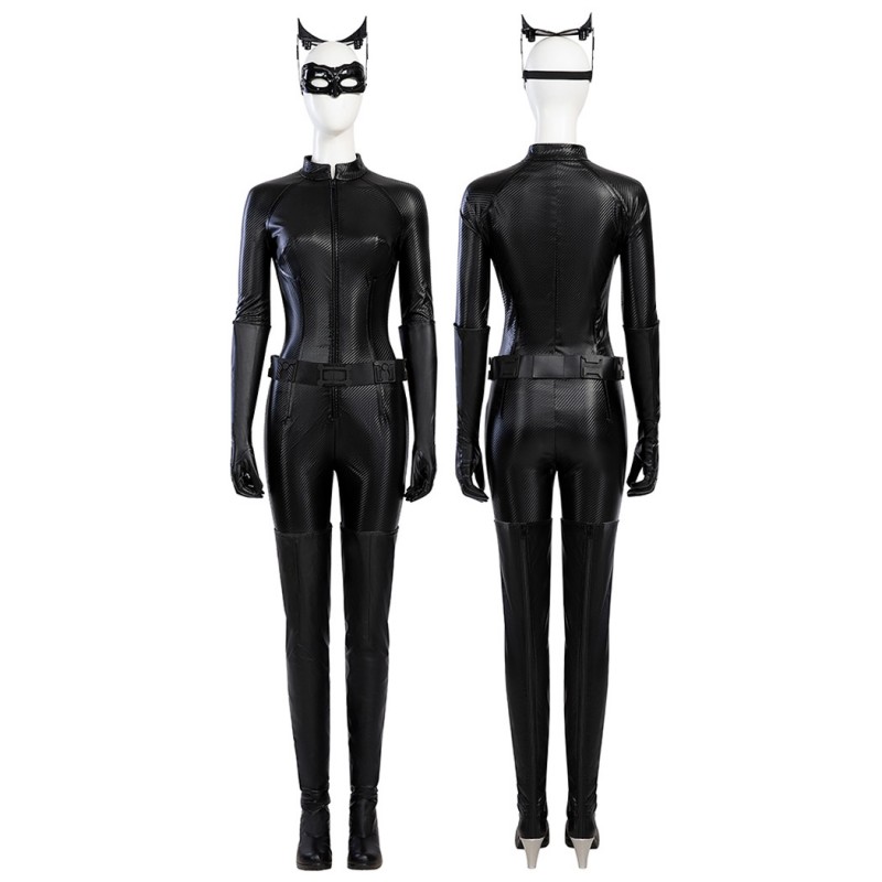 Anne Hathaway Costumes Bat Knight Black Cat Halloween Cosplay Suit