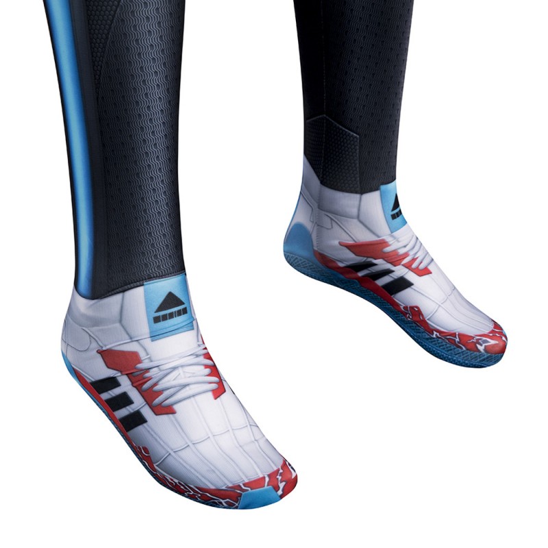 Miles Morales Evolved Suit Spiderman PS5 Jumpsuit Cosplay Costumes
